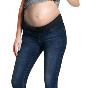 Women's Dark Blue Maternity Jeans